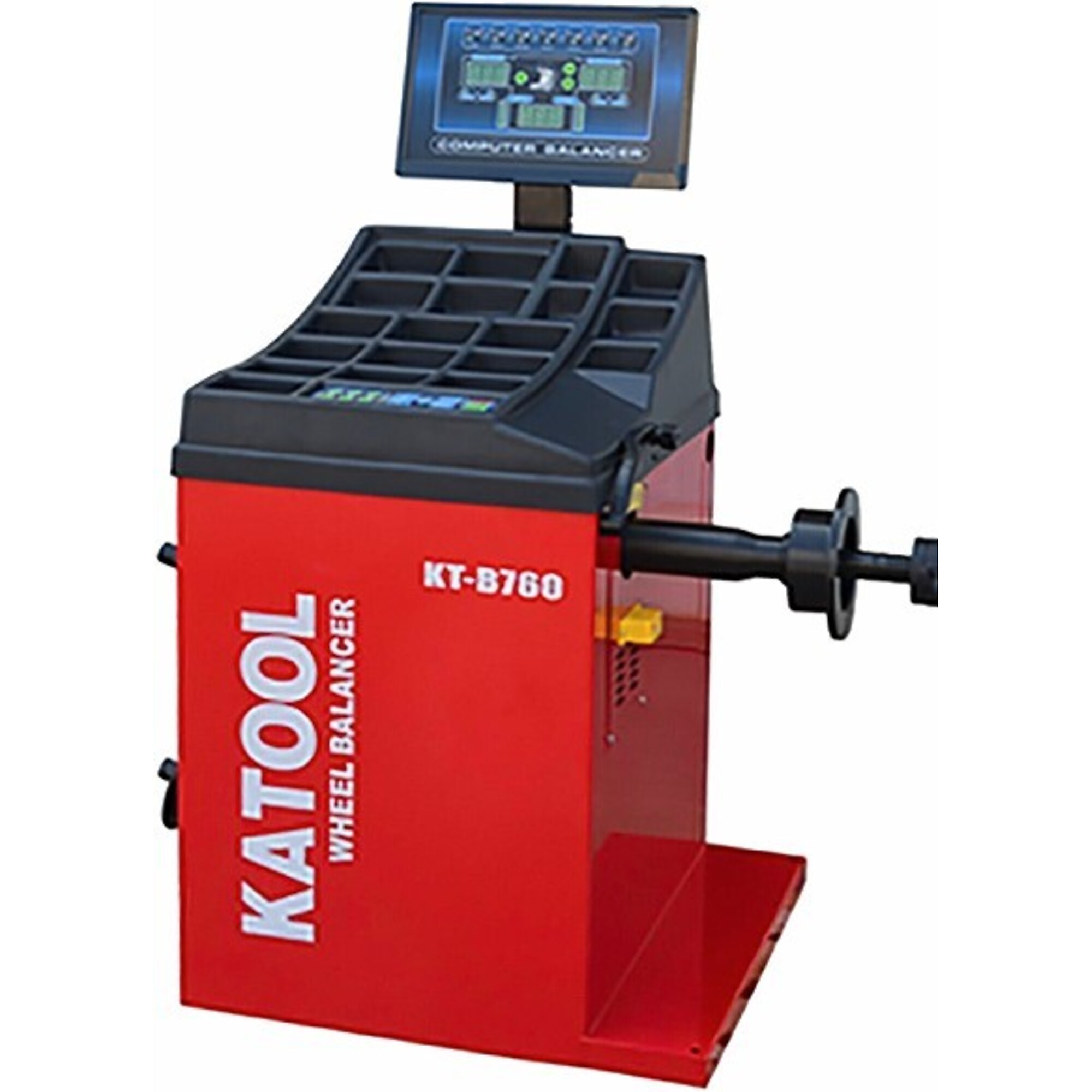 KATOOL, Wheel Balancer Single Phase, Max. Rim Width 15in., Tire Diameter 39in., Model# KT-B760